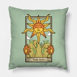 The Sun Card Pillow