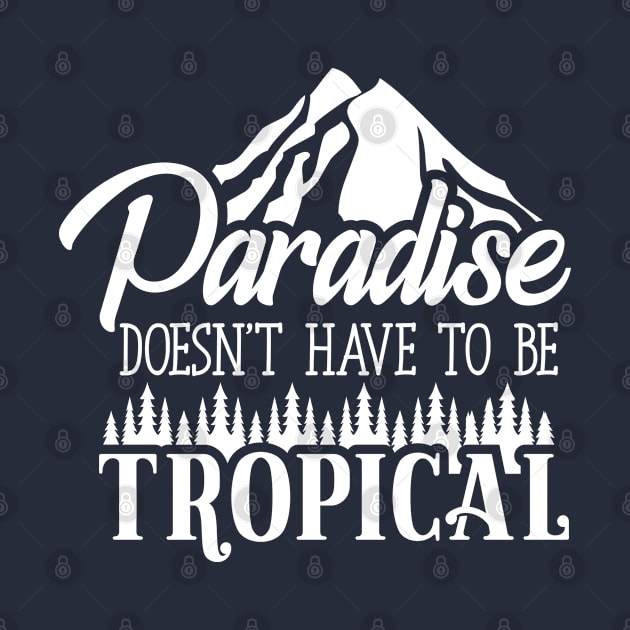 Paradise doesn't have to be tropical by TheBlackCatprints