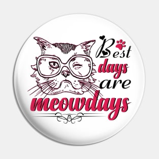 Best Days Are Meowdays Pin