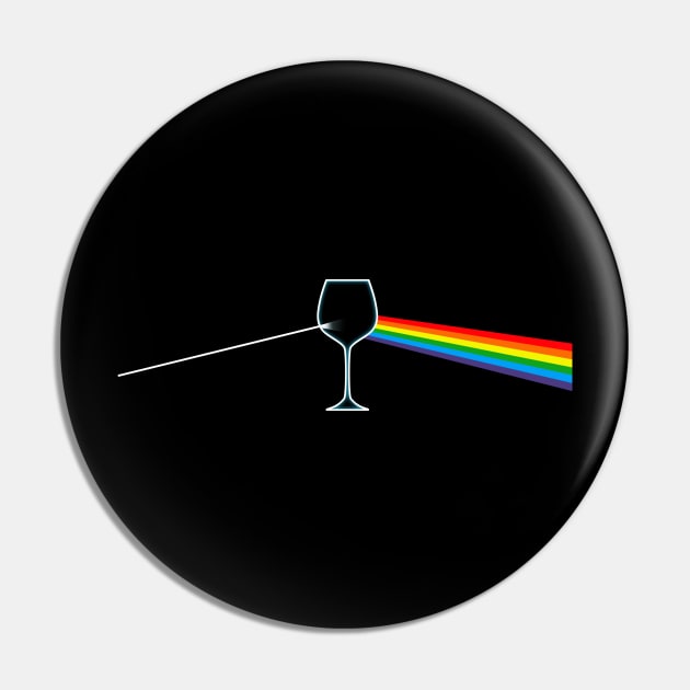 Dark Side of the Wine Pin by Printadorable