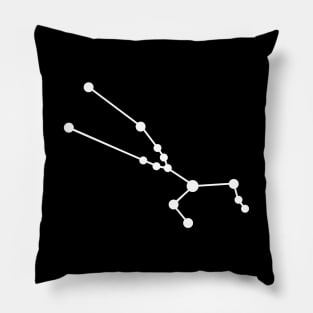 Zodiac Sign Taurus Constellation Pillow