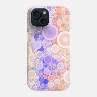 Colorful Groovy Pastel Boho Bubble Pattern Phone Case