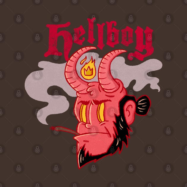 Hellboy by atomiqueacorn