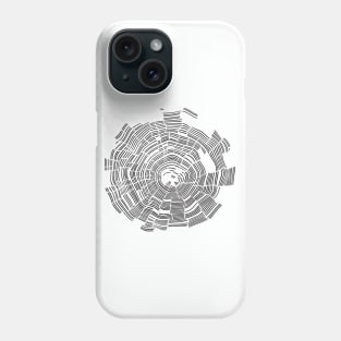 Abstract Tree Rings Phone Case