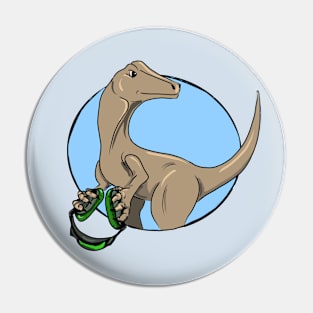 Dino gamer Pin