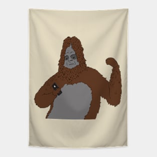 Sassy The Sasquatch Dance Tapestry