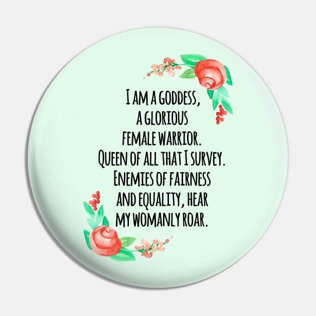 i am a goddess Pin by aluap1006