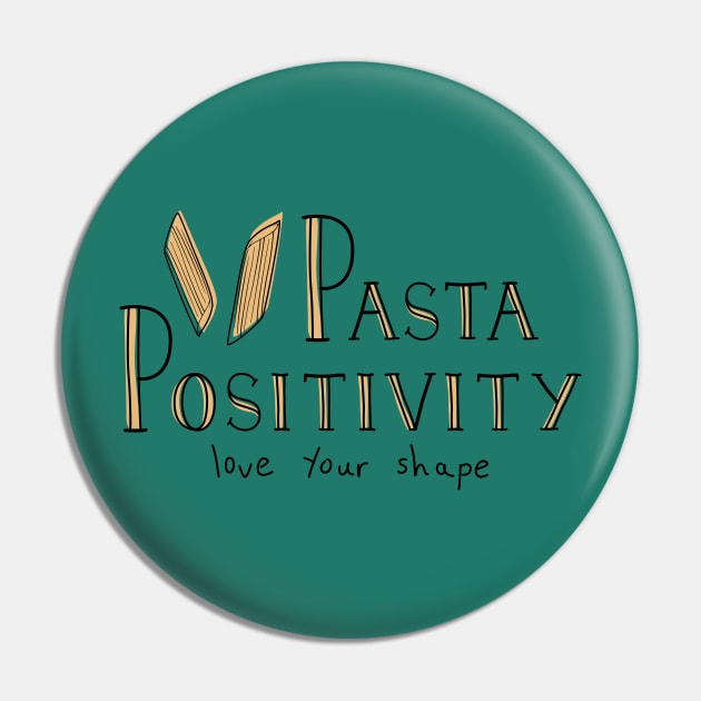 Pasta Positivity - Penne Pin by Abbilaura