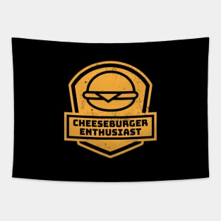 Cheeseburger Enthusiast Tapestry