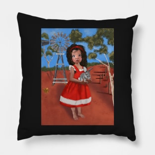 Alice Down Under Pillow