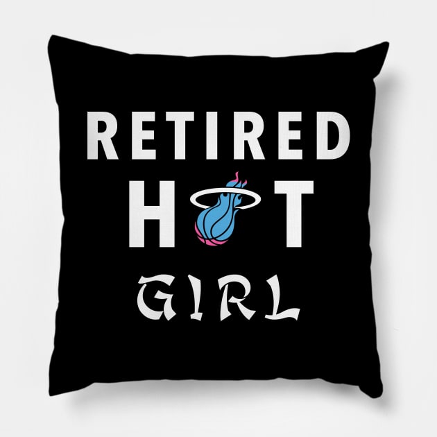 Retired Hot Girl Pillow by Vamp Pattern