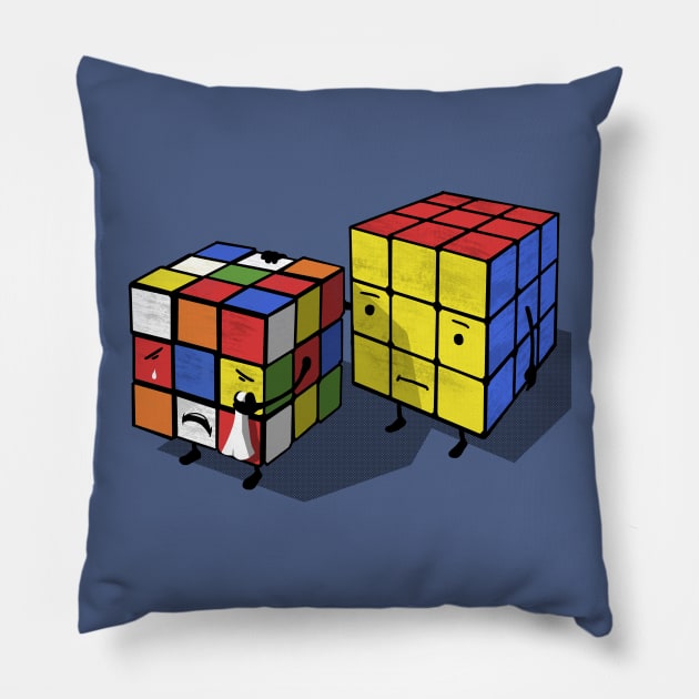 Emotional cubes. Pillow by Moi Escudero