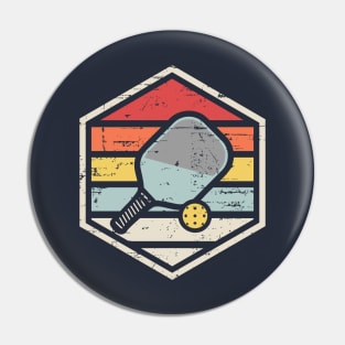 Retro Badge Pickleball Pin