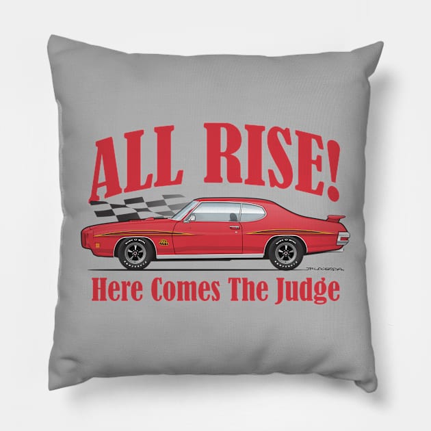 All Rise Pillow by ArtOnWheels