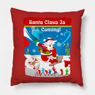Santa Claus - Christmas - New Year Pillow