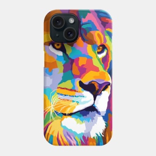 Lion Wpap Art Phone Case