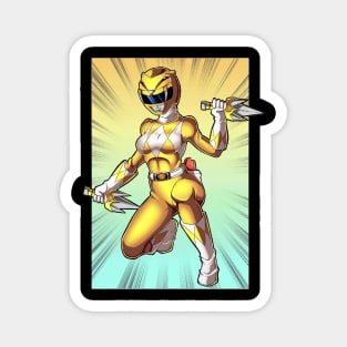 yellow ranger Magnet