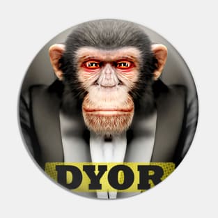 DYOR Protect the Apes Animals have Rights Pin