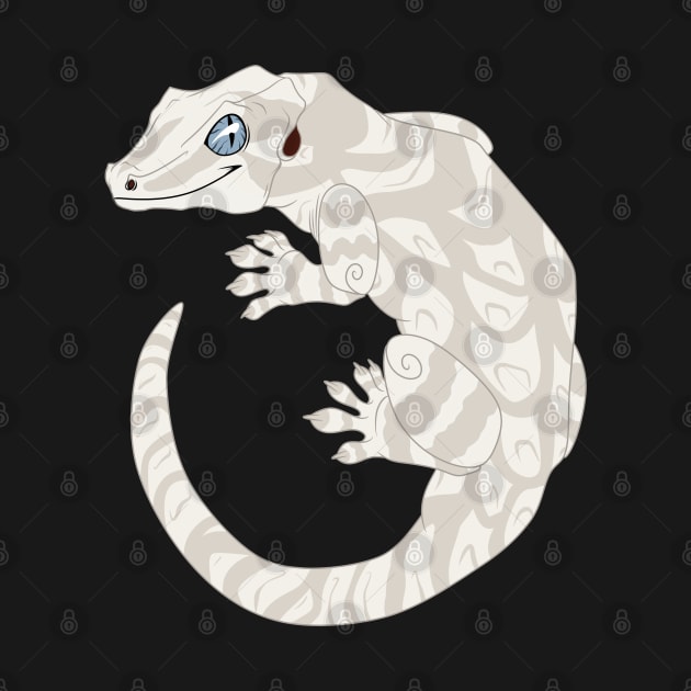 White Blotched Gargoyle Gecko by TwilightSaint