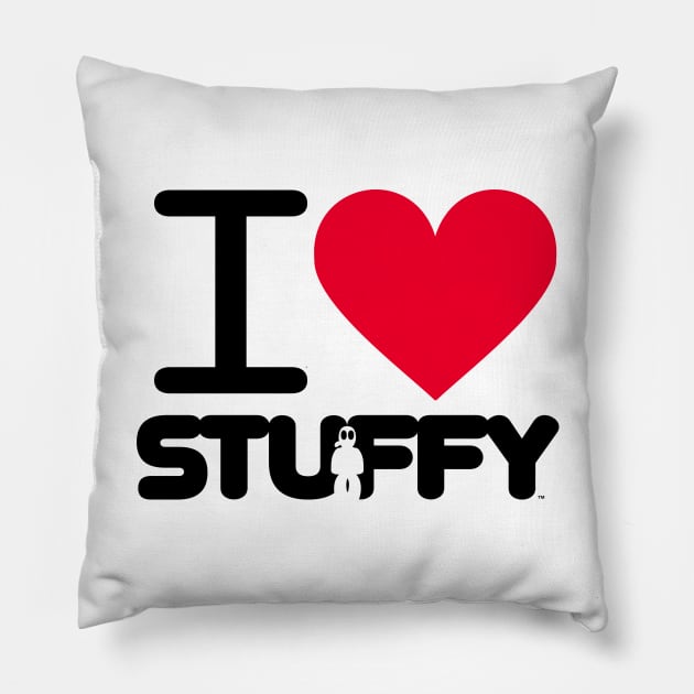 i heart STUFFY Pillow by PhillipEllering