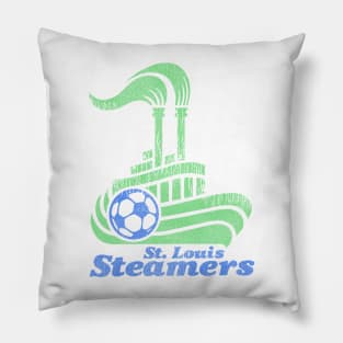 St Louis Steamers Vintage 80s Defunct Soccer Team Pillow