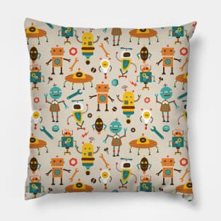 Mechanical Robots Pillow