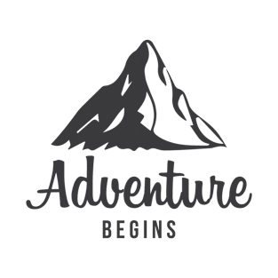 Mountains Adventure Begins T-Shirt
