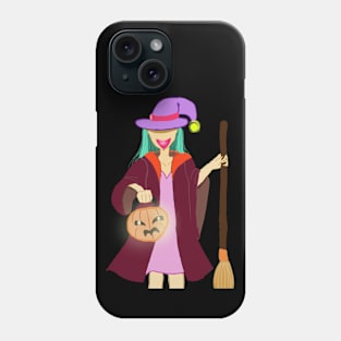 ghost witch Phone Case