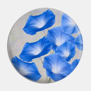 Blue Morning Glory Pin