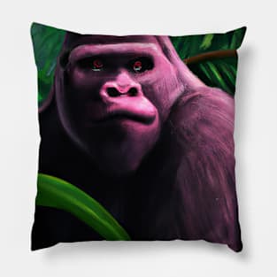 Pink Gorilla Pillow