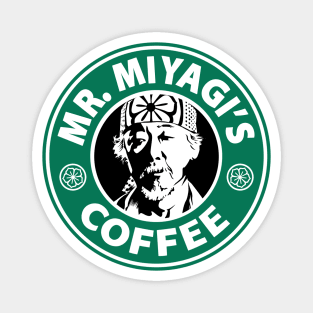 Mr. Miyagi's Coffee Magnet