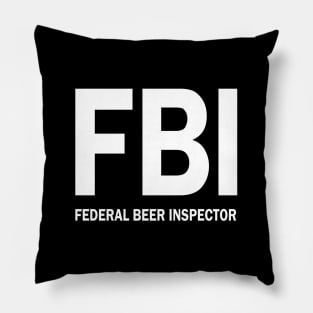 Federal Beer Inspector Pillow