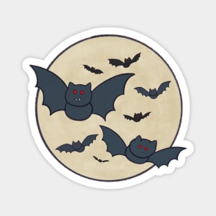 Spooky Vampire Bats Magnet