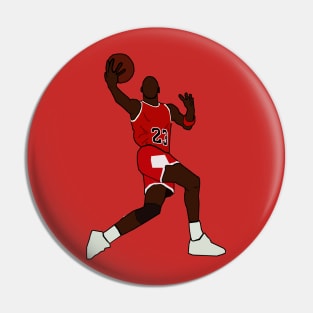 Michael Jordan Acrobatic Jelly Layup - Chicago Bulls Pin