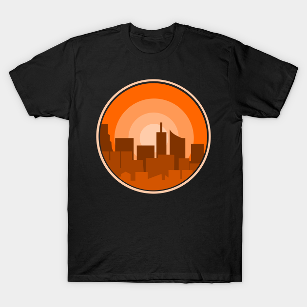 Discover City Sunrise - City - T-Shirt