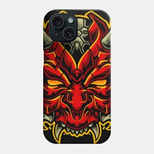 Red Mask Ronin Samurai Phone Case