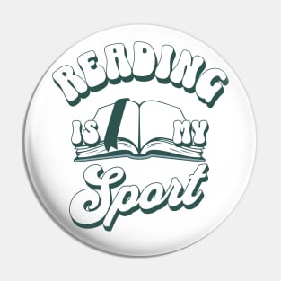 Reading Is My Sport Pin