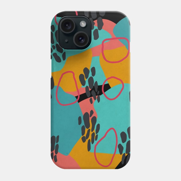 Fancy abstract doodle Phone Case by lusam