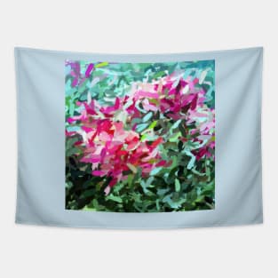 Red flowerhead impression Tapestry