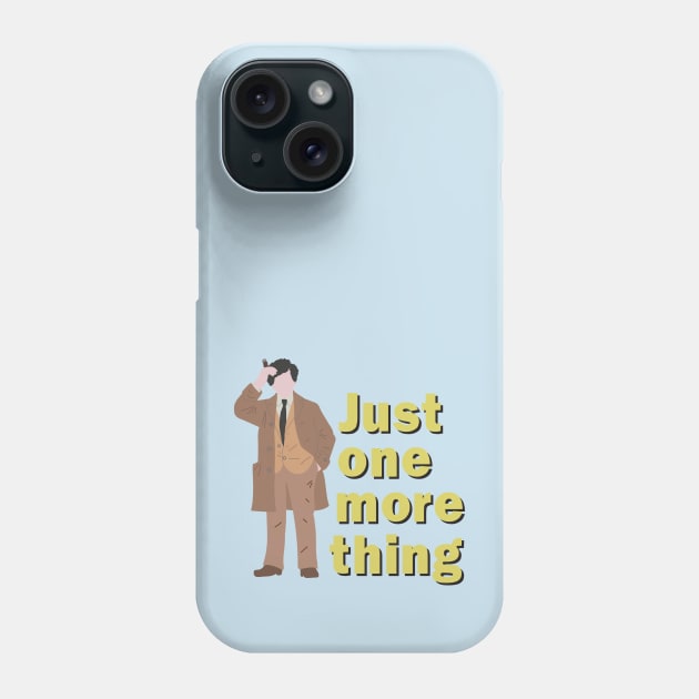 Lieutenant Columbo Phone Case by Jennifer Ladd