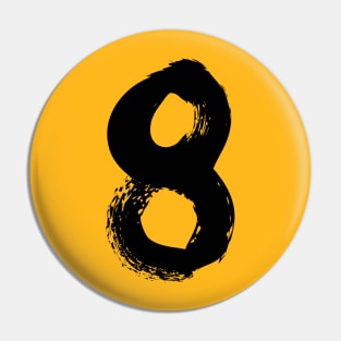 Number 8 Pin