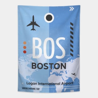 BOS BOSTON airport code Tapestry