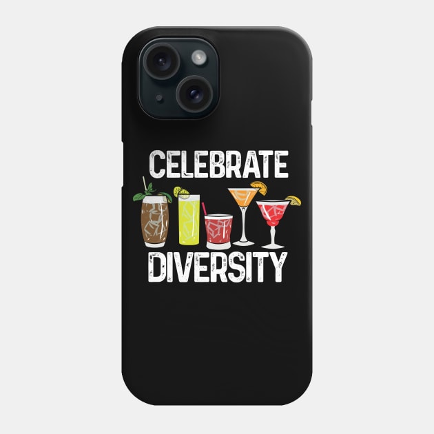 Cocktails - Celebrate Diversity Phone Case by maxdax