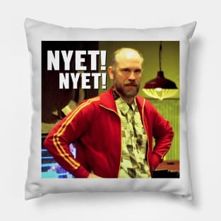 Teddy Kgb Nyet Meme Tv Show Pillow