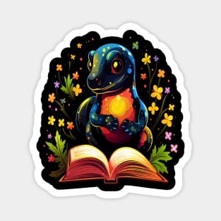 Salamander Reads Book Magnet