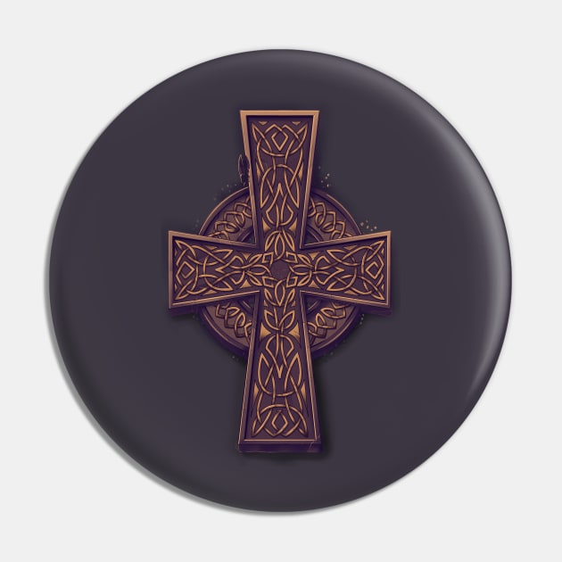 Celtic cross Pin by pakowacz