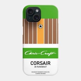 Chris Craft Corsair Motorboat Phone Case