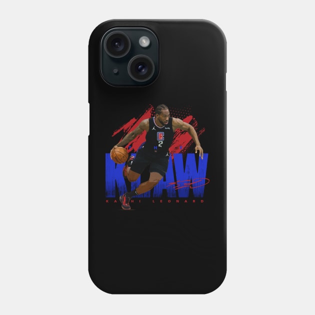 Kawhi Leonard Phone Case by Juantamad