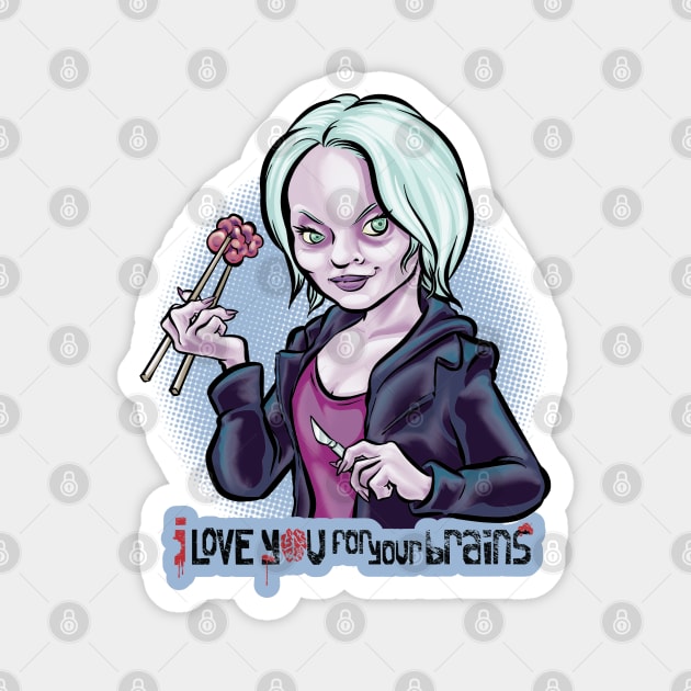 izombie Magnet by majanation