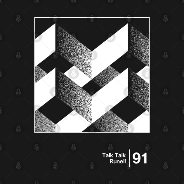 Talk Talk - Runeii / Minimal Style Graphic Artwork Design by saudade